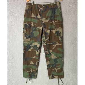 PROPPER Camo Pants Mens Medium Battle Trousers Cargo Button Fly Vintage Utility